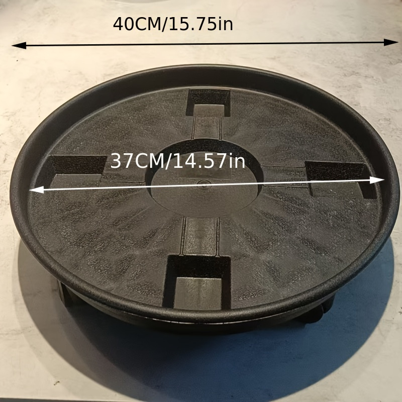 Flower Pot Tray With Wheel Thickened Base Roller Pot Plastic Large Flower Pot Watering Pallets Wheel Moving Flower Pot Chassis