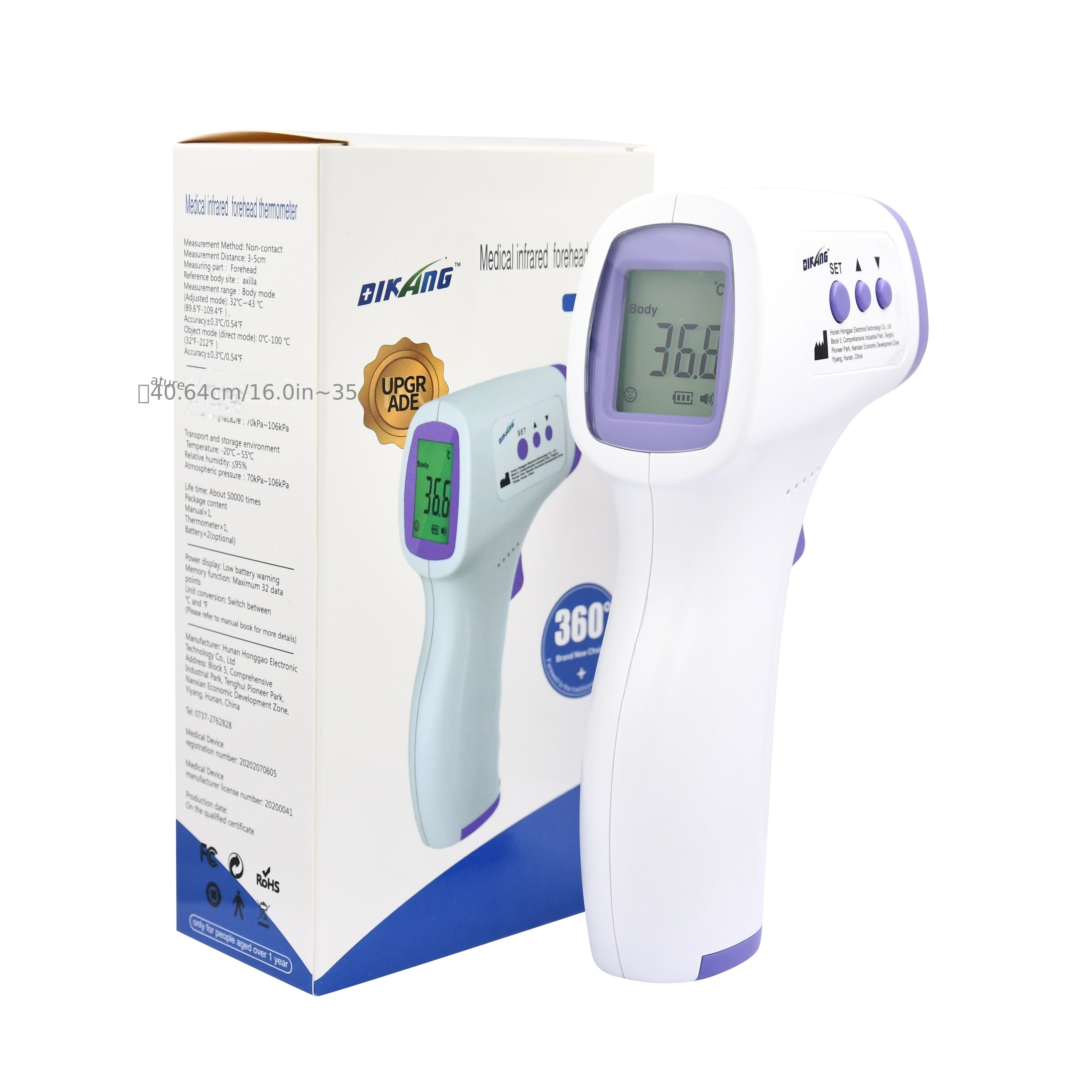 Frontal Temperature Gun: Home Handheld Thermometer For Non - Temu