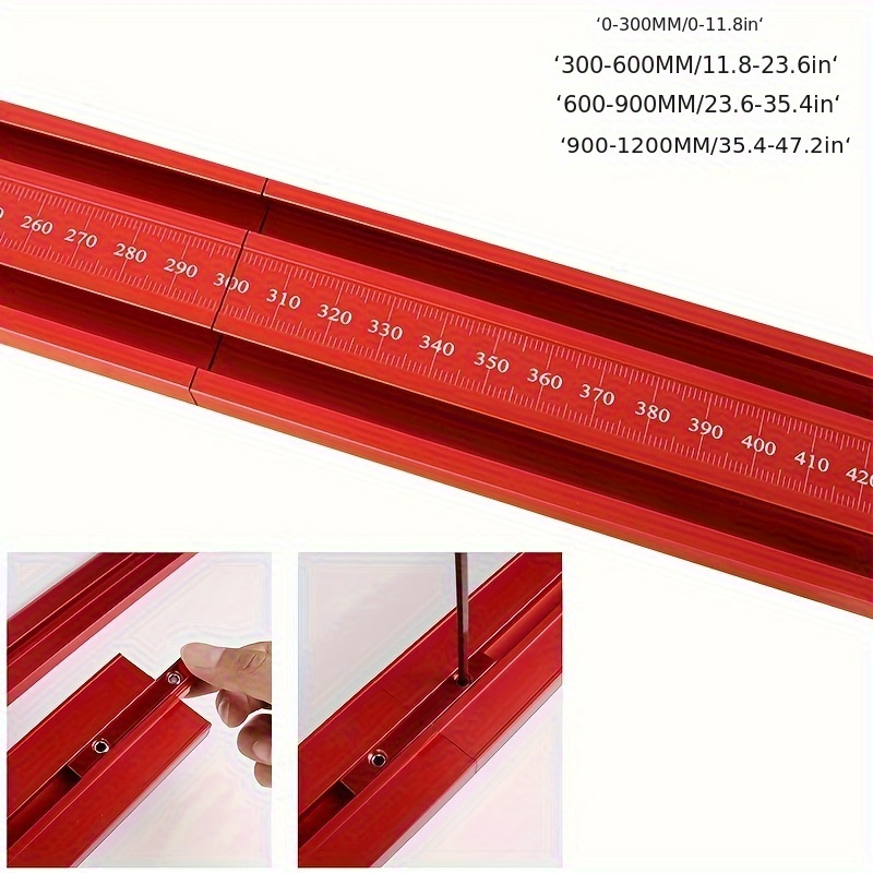 Sistema di guida parallela per la lavorazione del legno macchina per  incidere scanalare la pista 0-1200mm guida scorrevole parallela per sega  circolare elettrica