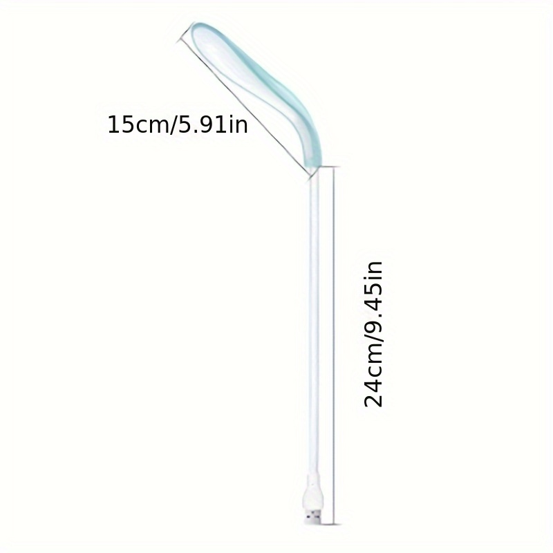 Lámpara de escritorio LED para cuidado de los ojos con conexión USB, luz nocturna portátil, lámpara de lectura para dormitorio, lámpara de alta brillo para oficina, luz de emergencia con banco de energía portátil