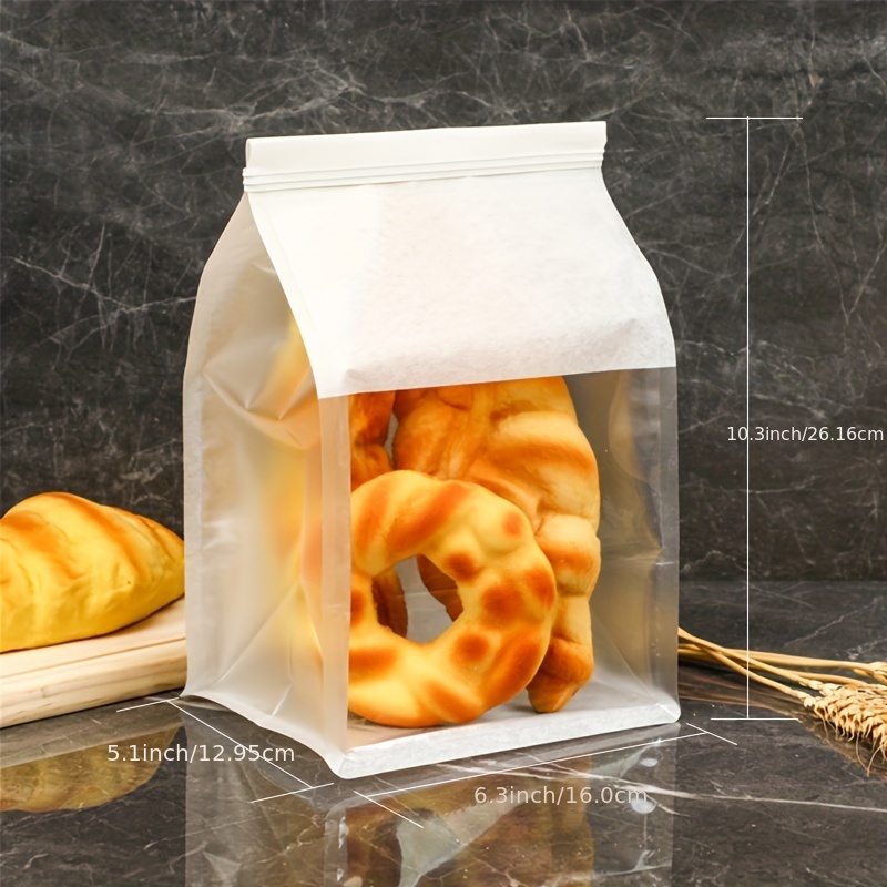 Ziplock Bags Clear Toast Sandwich Bread Ziplock Bag - Temu