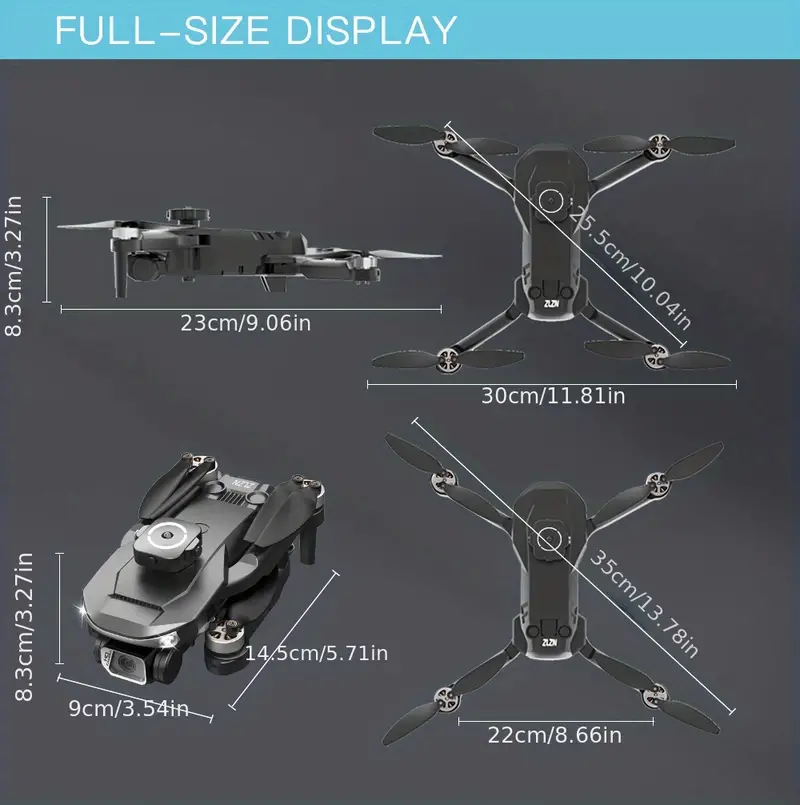 gps drone 360 radar obstacle avoidance brushless motor dual camera with 5g image transmission 4k pixels gps optical flow positioning dual mode details 14