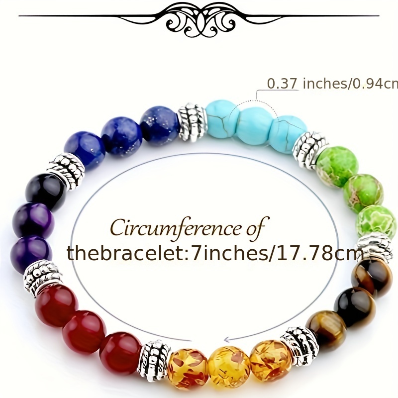 7 chakra deals balancing bracelet