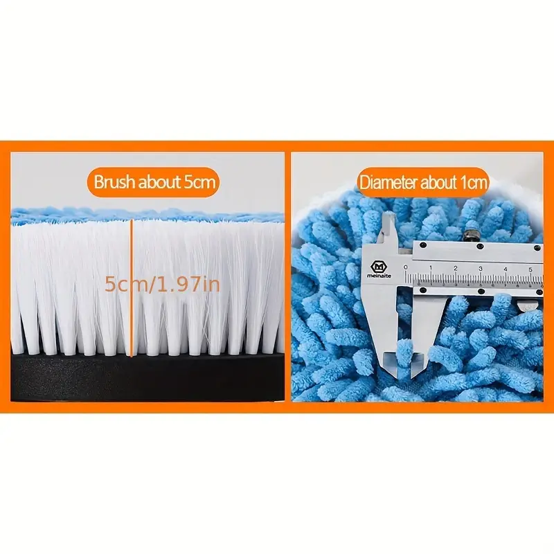 360 rotating car wash brush kit high pressure chenille bristles with automatic foaming for vehicle cleaning adjustable dip wash rotary wash brush details 2