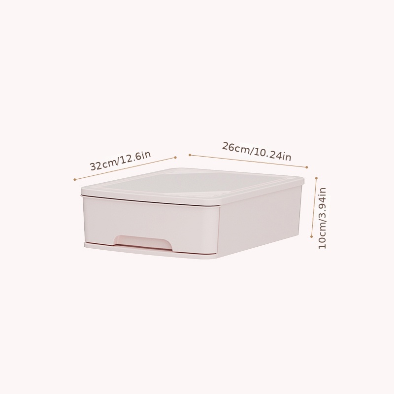 ZenLife Underwear Storage Box, 15 Grid, White, 30x23x9cm, Storage