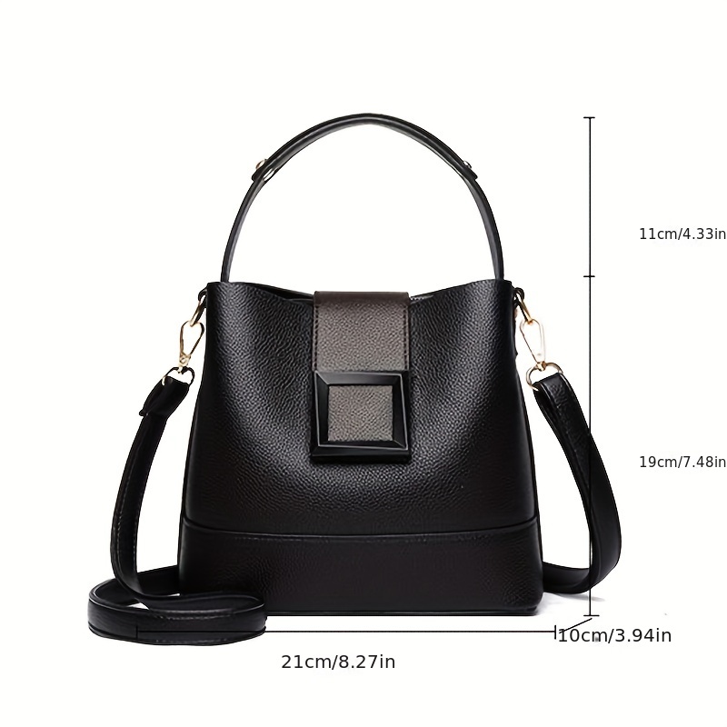 simple     handle purse womens fashion shoulder bag details 2