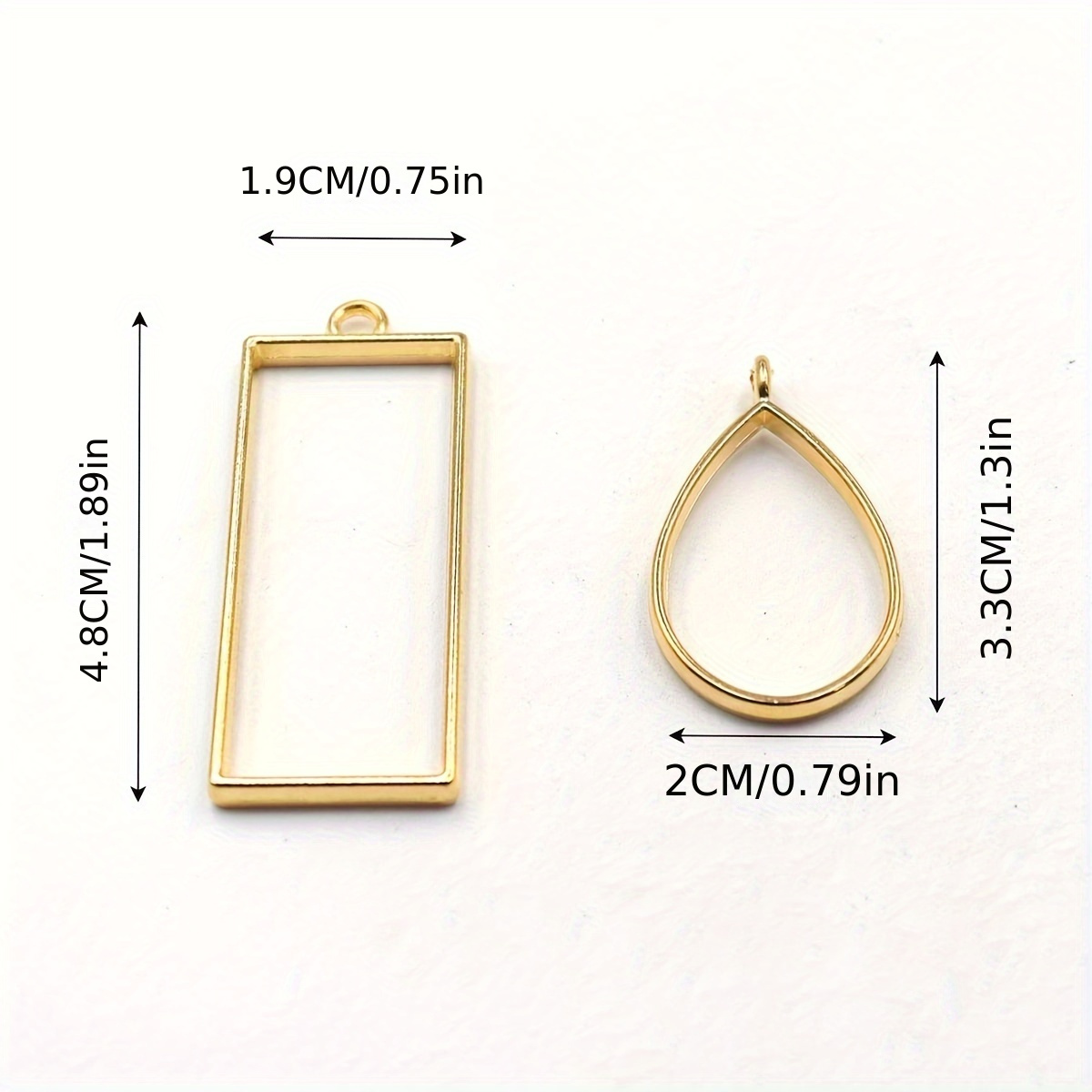 Earrings Frame Pendant Jewelry Supplies 20/60/80pcs Open Bezels