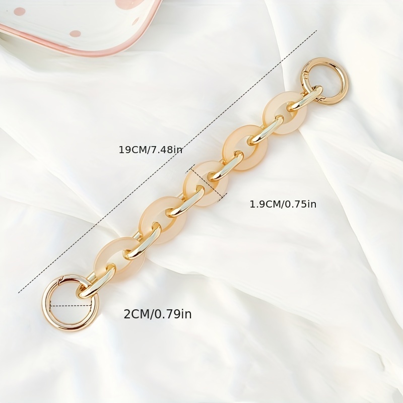 Acrylic Chain Extension for Men's Bag