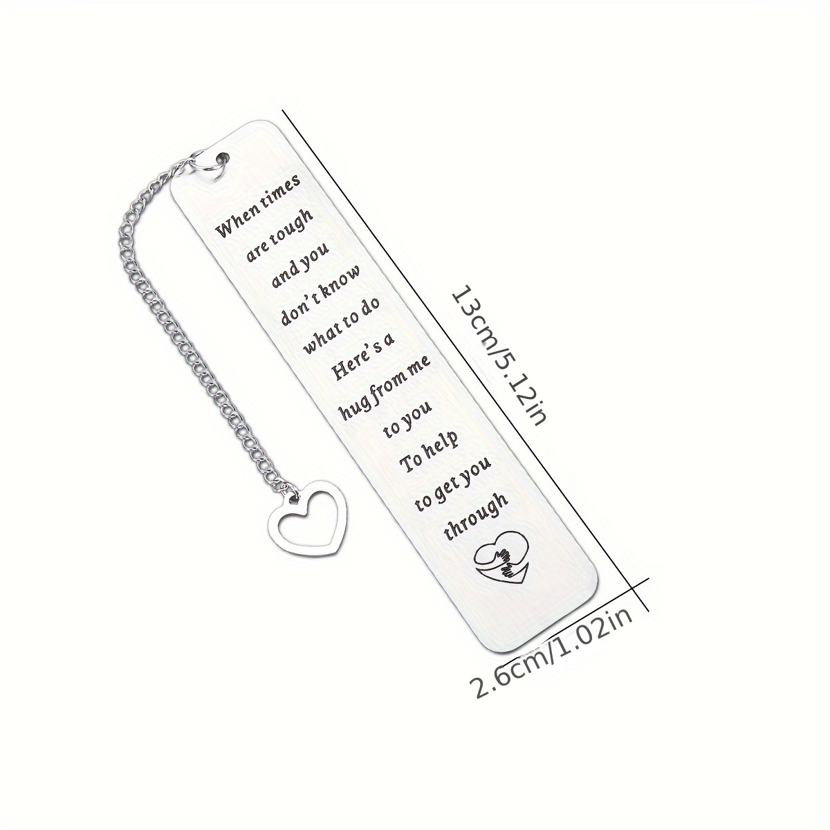 1pc, Stainless Steel Bookmark With Tassel Bookmark, Women Funny Bookmark  Book Lovers Bookmark Nerd Gift Bookmark