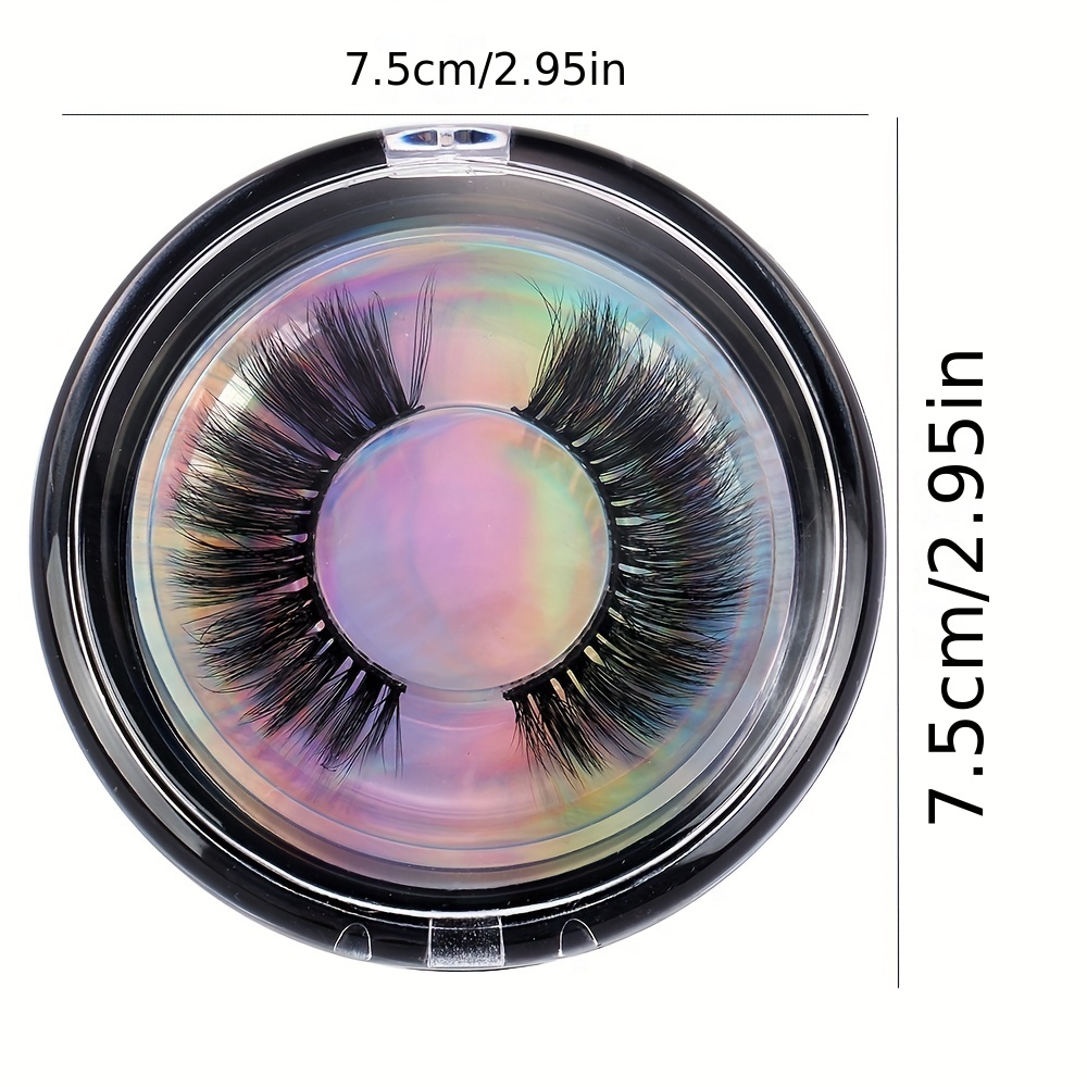 3D Natural Wispy Fluffy False Eyelashes Thick Faux Mink Lashes Extension