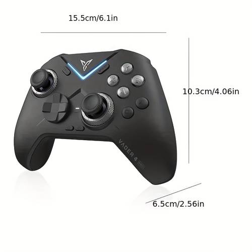 vader 4 gaming controller with hall rocker compatible with mobile phone for android ios no electronic components wireless gamepad