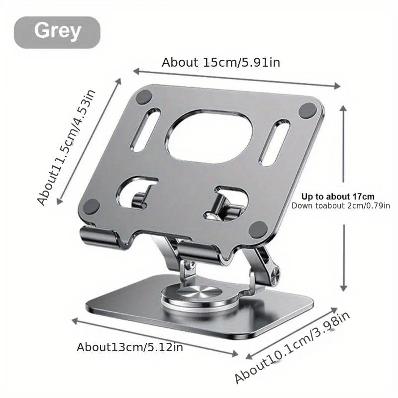 Aluminum Swivel Tablet Stand 360 Rotating Base Holder for iPad