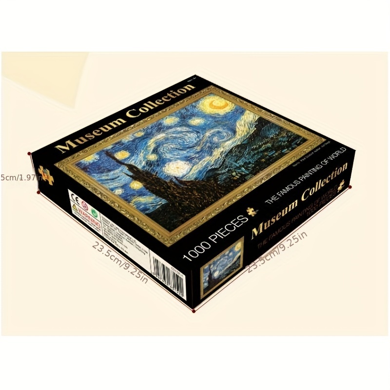 Jigsaw Puzzle Starry Night Sent Van Gogh Puzzle Jigsaw - Temu