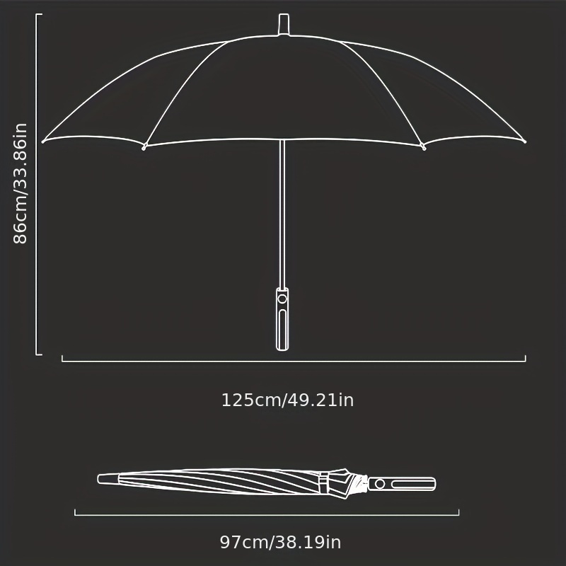 1pc Edelstahl Doppelschicht Regenschirm Haken Langlebige - Temu Germany