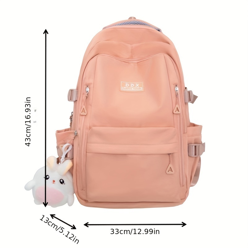 Kawaii Cute Preppy Backpack College Back School Daypack - Temu