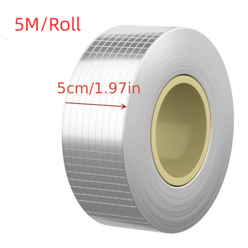  VILLFUL Cinta adhesiva de aluminio para reparación de 3 rollos,  cinta aislante de cinta de butilo, cinta adhesiva de aluminio, cinta  selladora de techo Rv, secador de aire acondicionado, papel de 