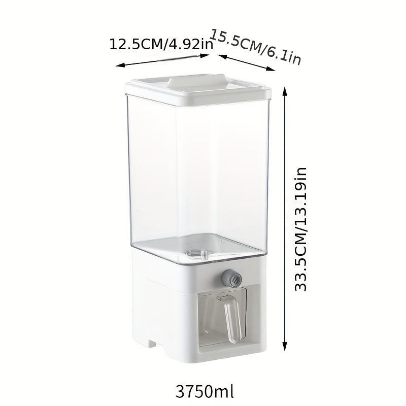 Coffee Bean Storage Container With Lid Grains Classification Sealed Storage