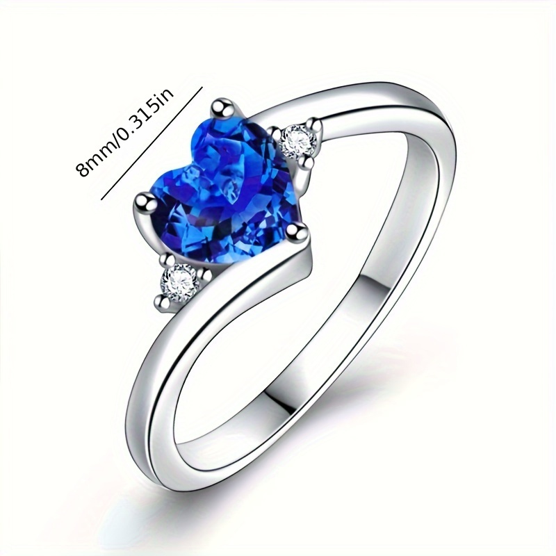 1pc Bague Design C ur Simple Romantique l gante Bague Temu France