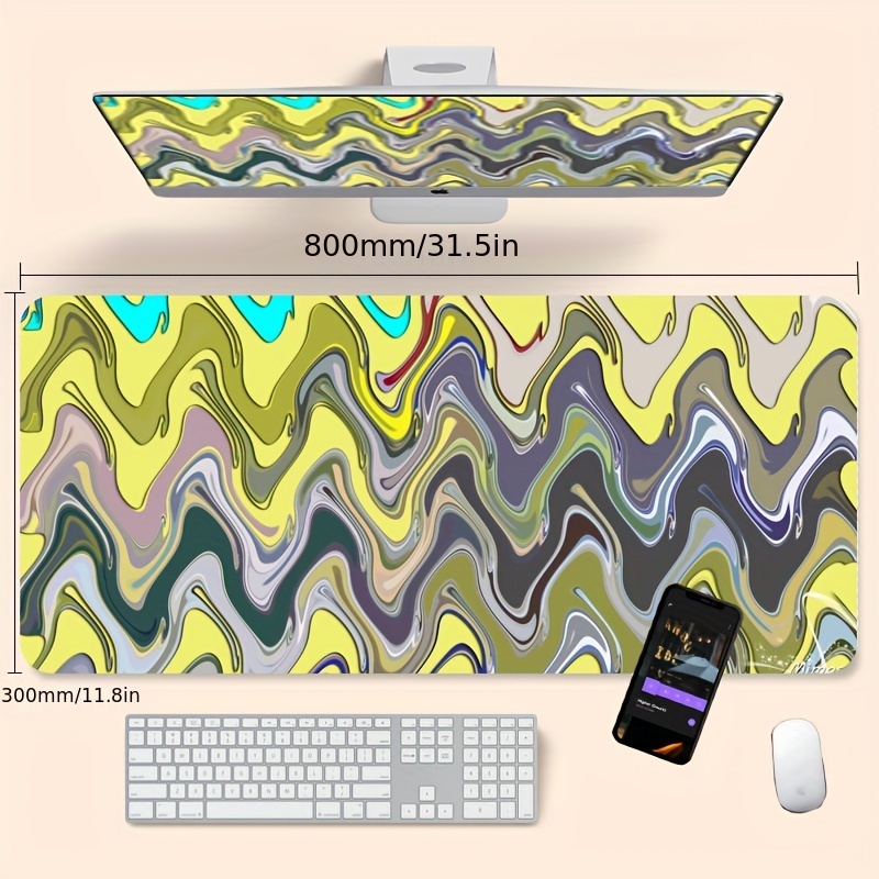 Strata Liquid Computer Mouse Pad Gaming Mouse Pad Abstract - Temu