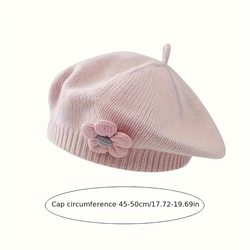 Bonito y elegante sombrero de boina para niñas accesorios - Temu