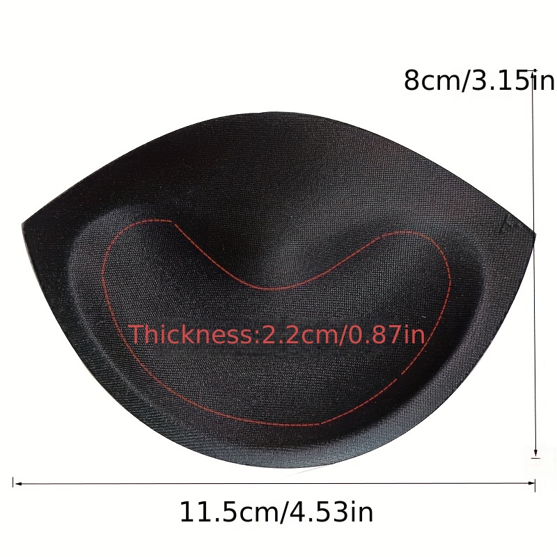 3 Pairs Sponge Bra Insert Pads Invisible Anti-convex Chest Enhancer