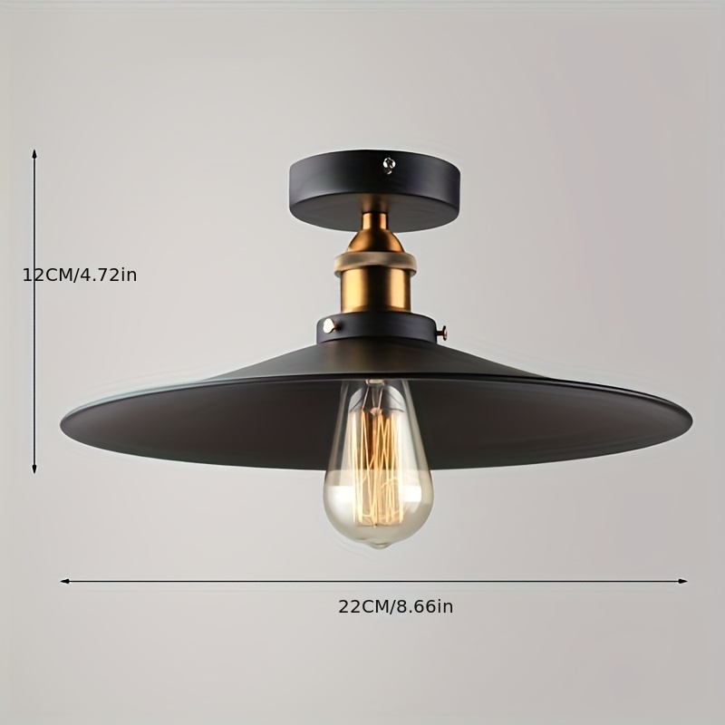 Industrial style deals flush ceiling light