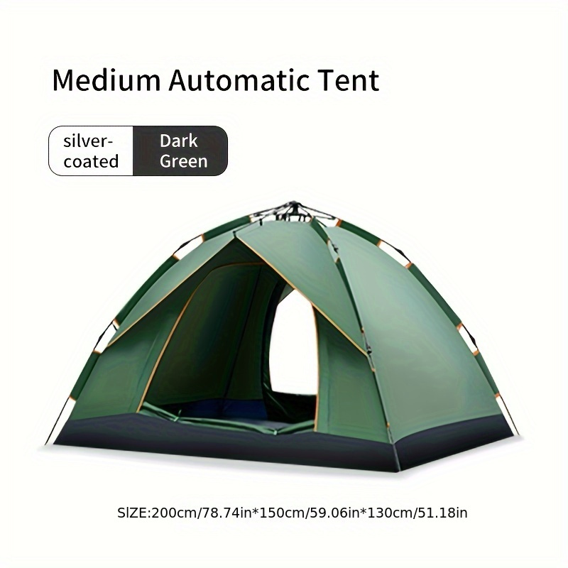 TEMU Portable Automatic Quick-opening Tent, Tent, Outdoor Hiking Tent Christmas Gift