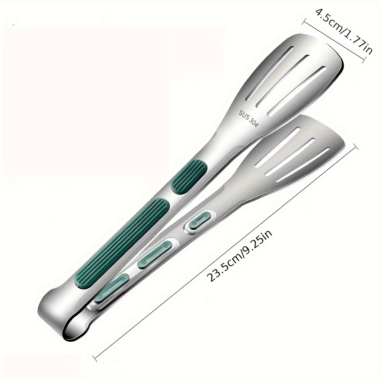 TEMU Pinze da Cucina in Acciaio Inossidabile, Pinze per Alimenti in Acciaio Inossidabile, Pinze per Servire , Gel di Silice Antiscottatura, Lavabili