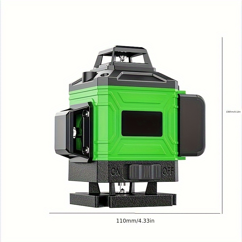 1pc 16 ライン 4D レーザーレベルグリーンライン SelfLeveling 360