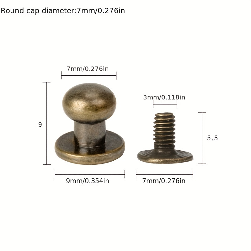 Metal D-ring Screw Rivets, Diy Accessories Modification Kit, With Hanging  Ring Side Buckle - Temu