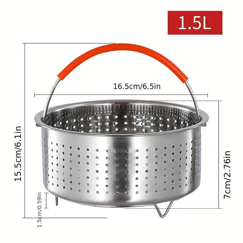 Steamer Basket For 6 Quart Instant Pot Accessories, Stainless Steel  Strainer And Insert Fits Ip Insta Pot, Instapot 6 Qt, Other Pressure  Cookers & Pots, With Handle [3qt 8qt Avail] - Temu