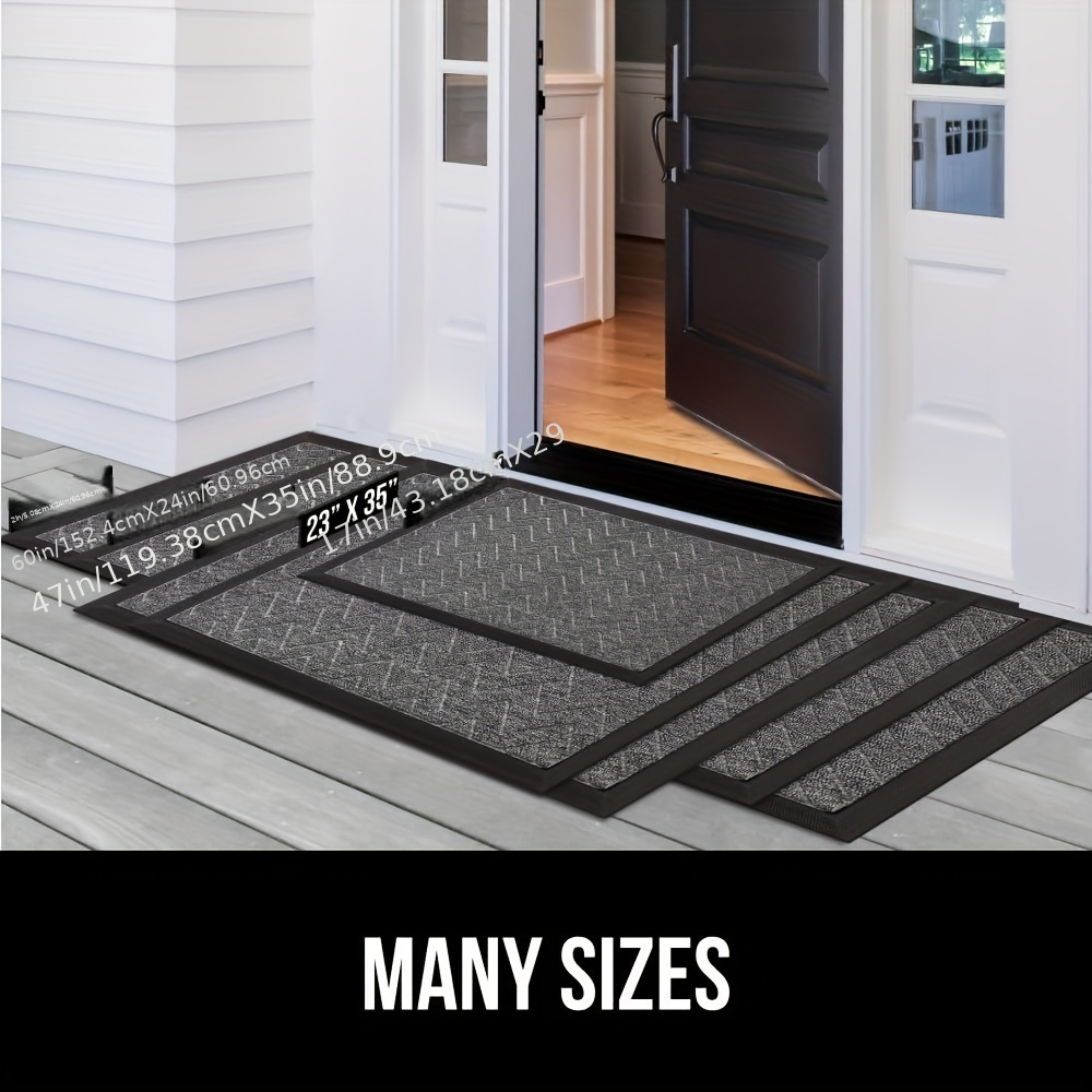 heavy duty indoor anti slip   natural rubber bottom with   thickened model   and machine washable Product details 3
