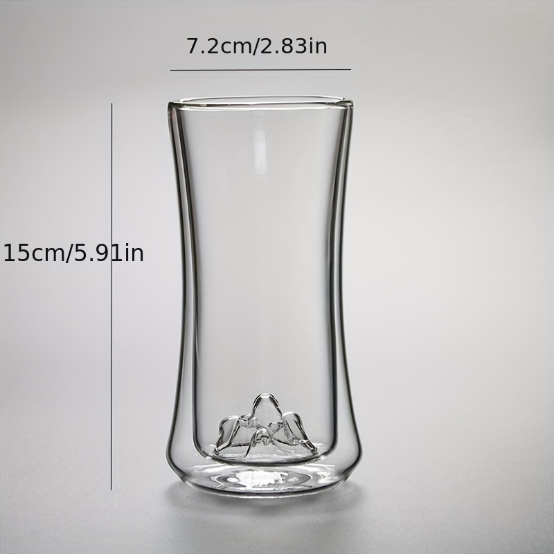 3D Mountain Pint Glass