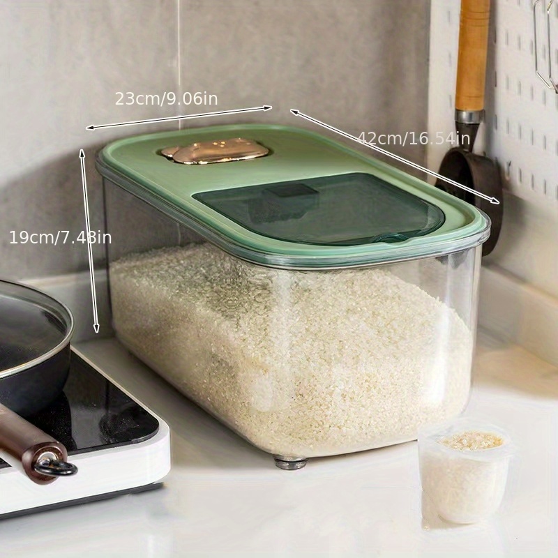 40cm Kitchen Rice Storage Box Grain Container Kitchen Organizer