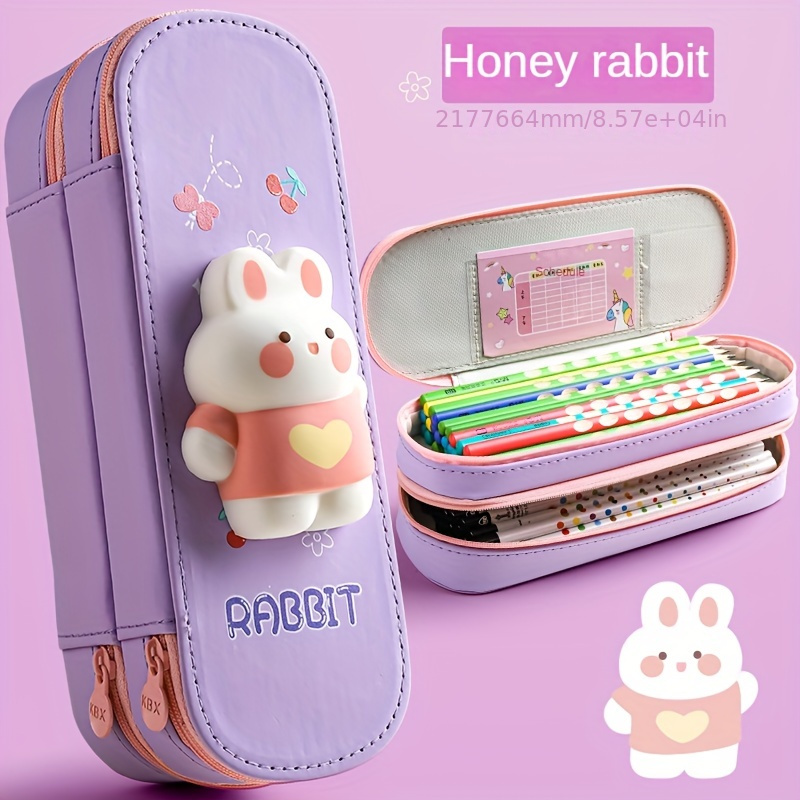 Kawaii Multifunctional Large Capacity Decompression Pencil Case