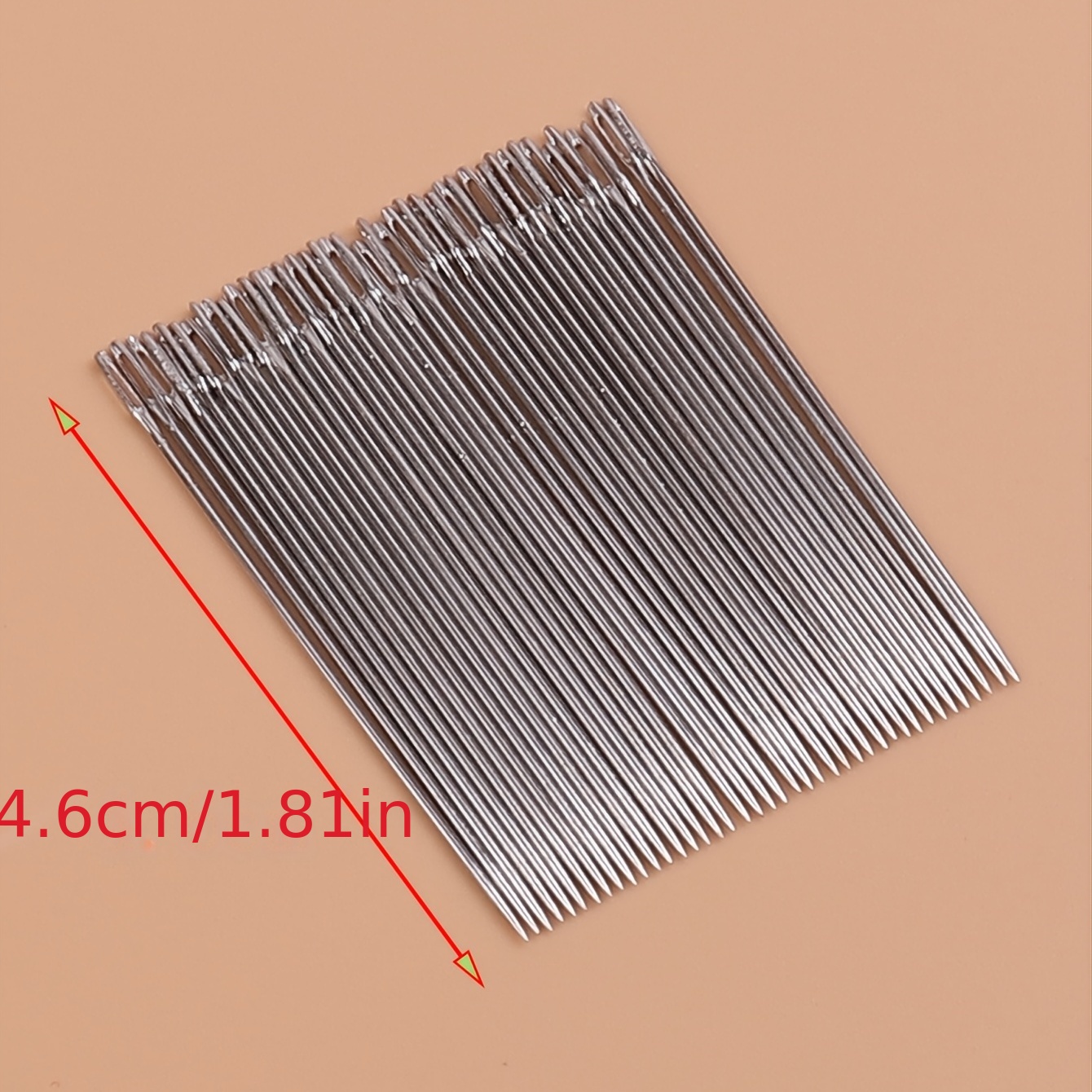 30pcs Large Eye Needles, Sewing Needles Large Eye Hand Sewing Needles,  Transparent Storage Tube, Handmade DIY Sewing Accessories