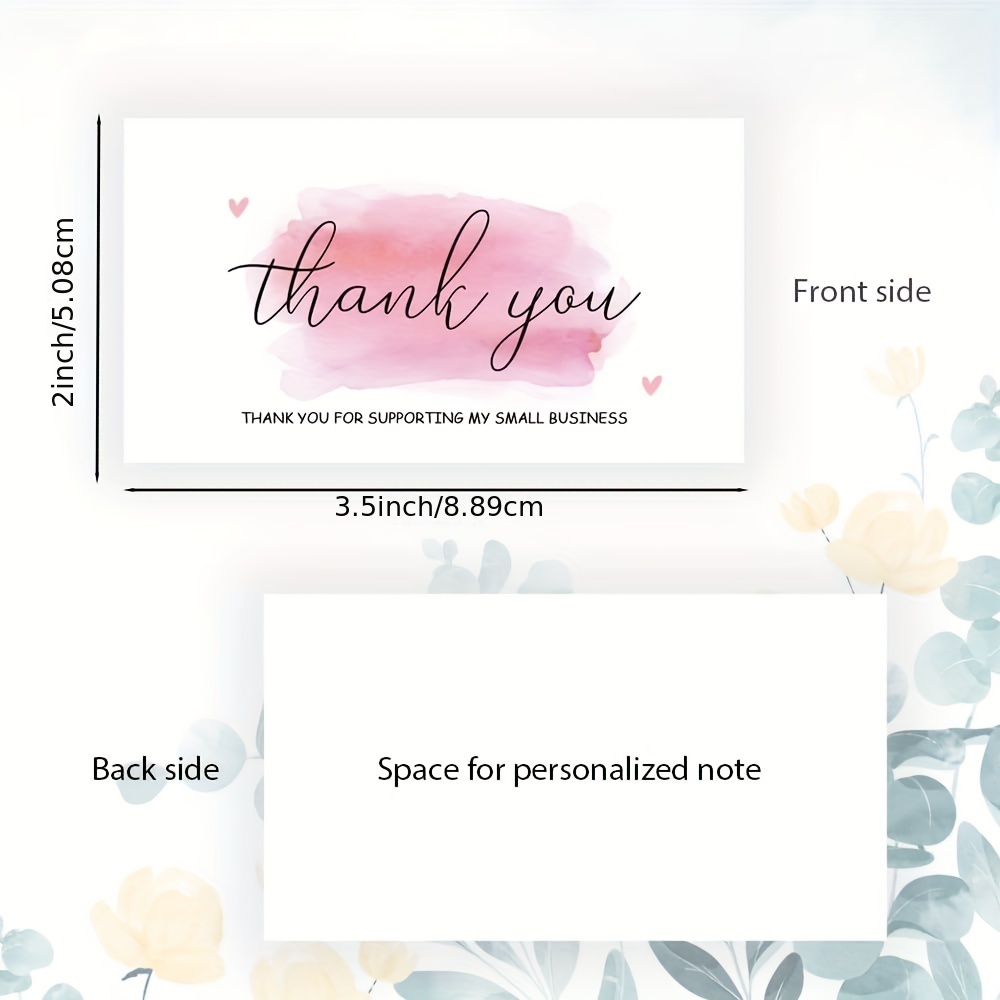 Thank You Cards Greeting Blank Cards Thank You For - Temu