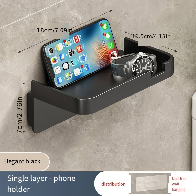 Toilet Roll Paper Holder Shelf Bathroom Mobile Phone Storage - Temu
