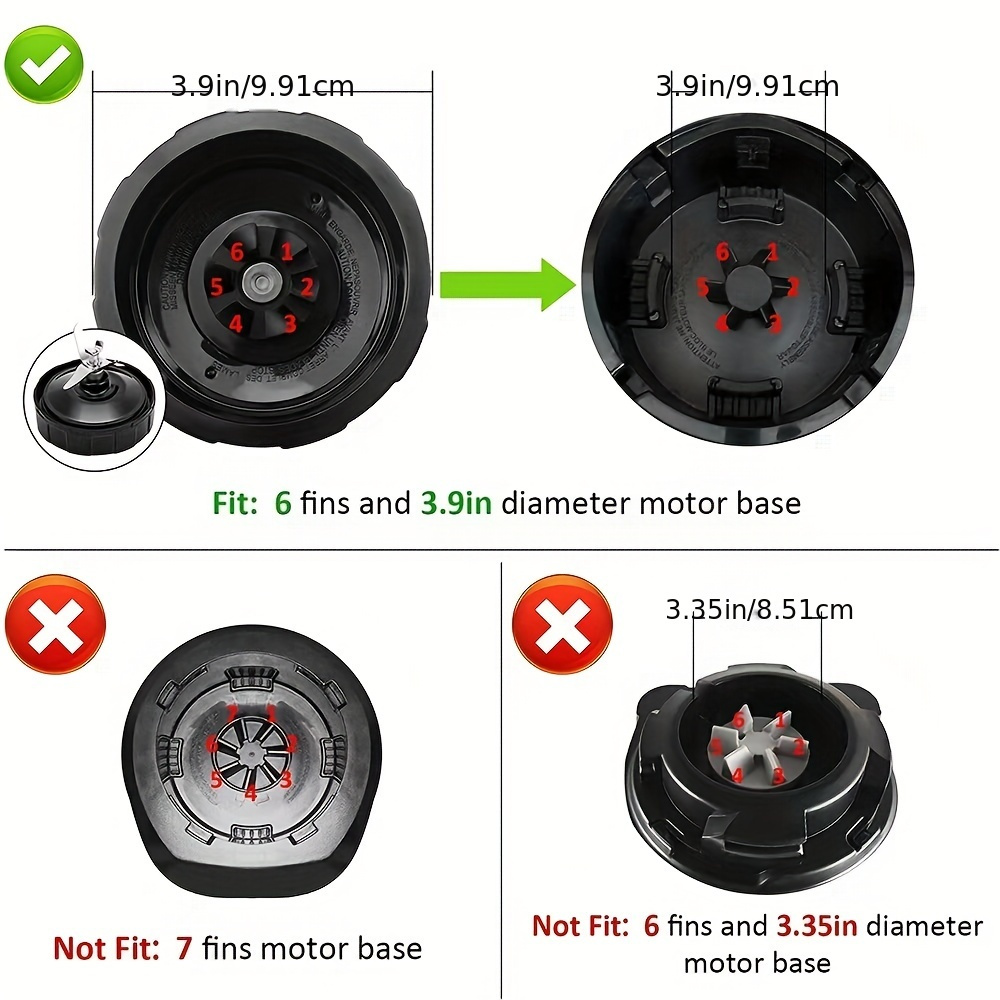 6 blade   mixer knife holder compatible with   bl480w bl480d 30dob models   kitchen dining details 4