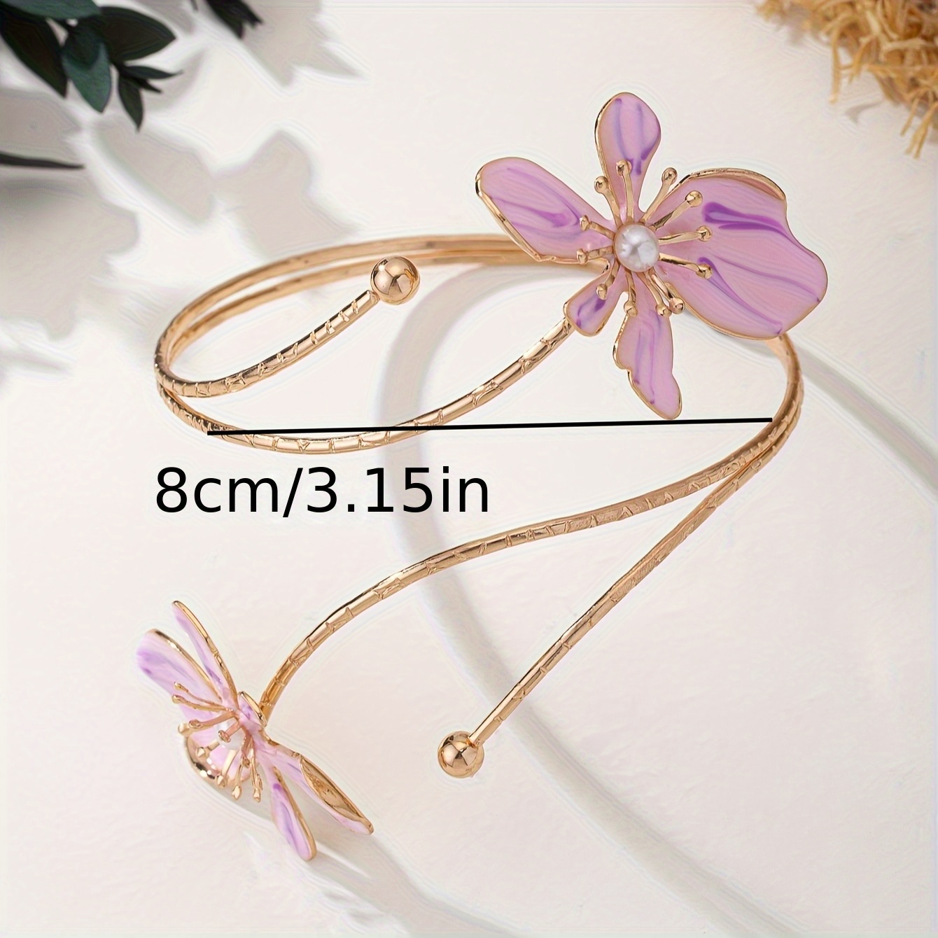 Sweet Floral Drip Bracelet for Women