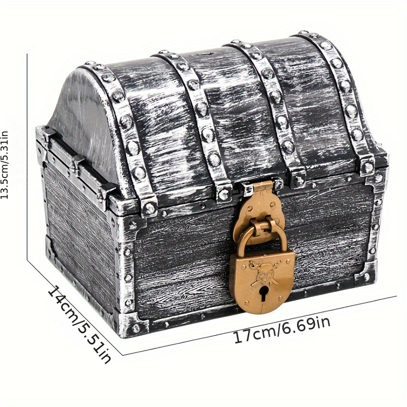 Toy treasure deals chest with lock