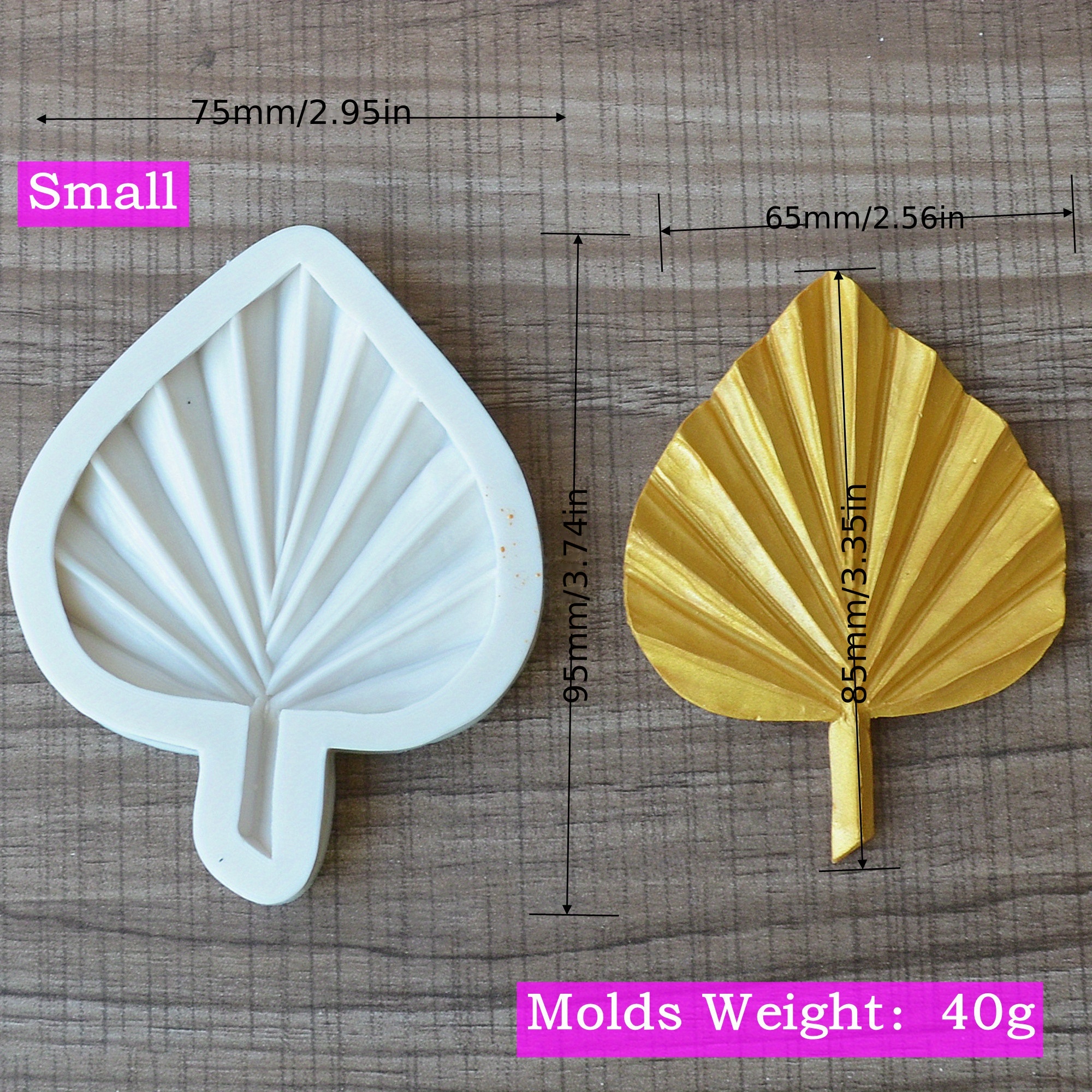 Folding Cake silicone mould handmade