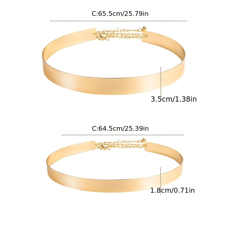 Glamour Sequin Chain Belt for Women 1 & 3 Width Options