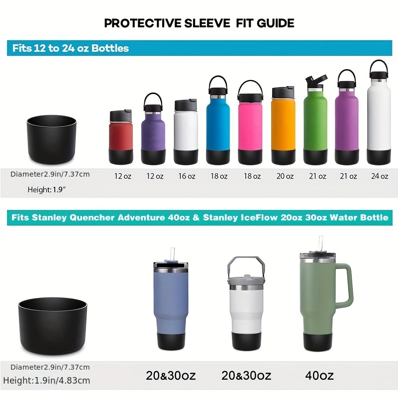 SILICONE Bottle Boot, Bottle Sleeve, Glass Bottle Protector 
