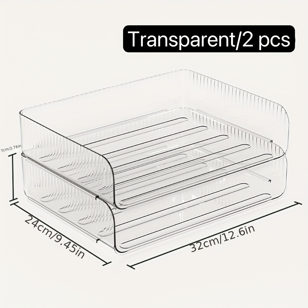 Plastic Clear Desktop Storage Box A4 Paper Stationery Toy - Temu