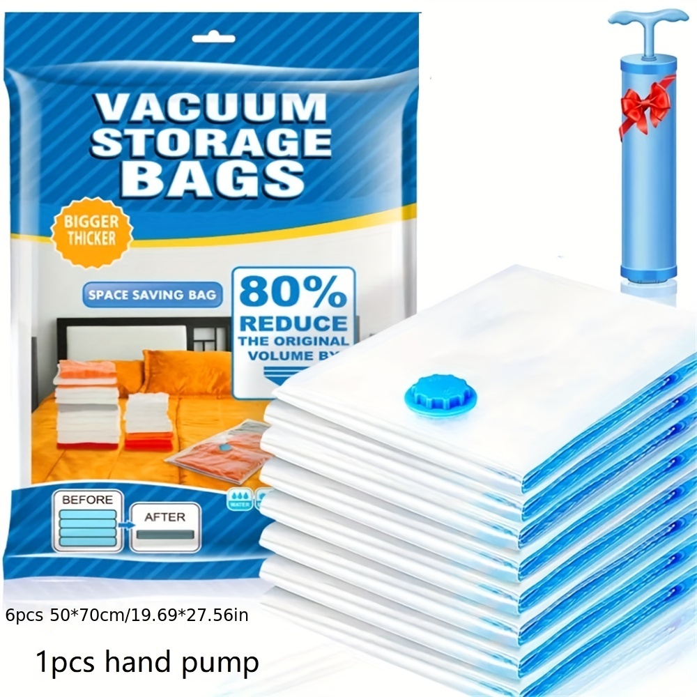 Vacuum Compression Storage Bags Plastic Sealed Storage - Temu