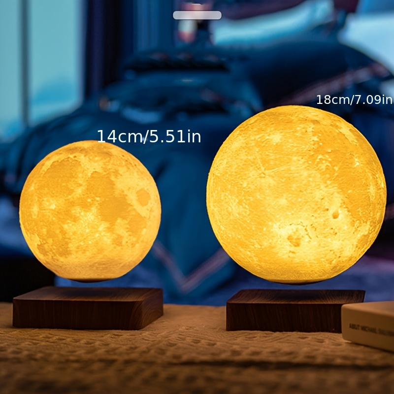 Levitating Moon Lamp Magnetic Floating Night Light Unique - Temu