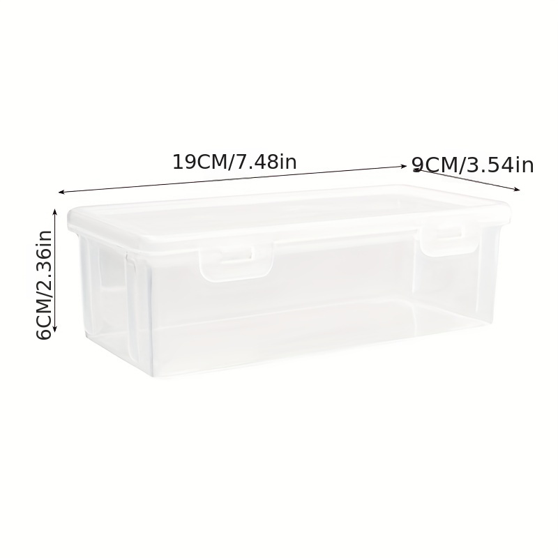 1pc Fridge Storage - Refrigerator Organizer Bins - 7L Clear