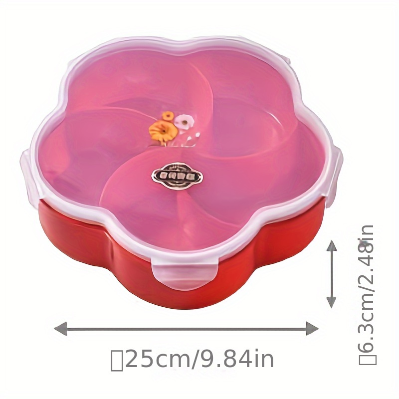 Candy Servers Snack Storage Box Dried Fruit Tray 6 Plastic - Temu