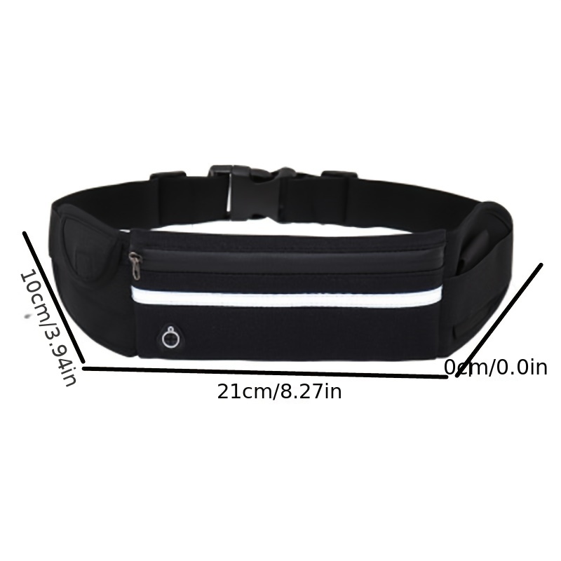 Riñonera Deportiva Correr, Bolsa Teléfono Móvil Mujer, Equipo Maratón  Hombre, Fitness, Correr, Cinturón Impermeable Invisible Universal Ajustado, Alta Calidad Asequible